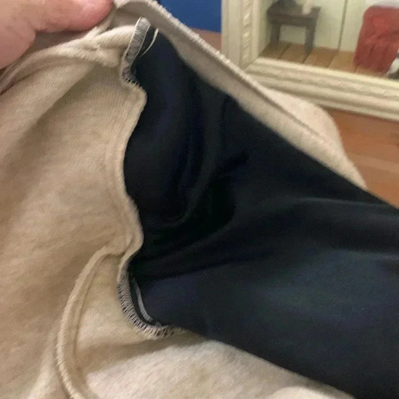 Joseph Ribkoff Sweater, warm honey oatmeal color, stretch, button up, Sz 8 - Picture 12 of 14